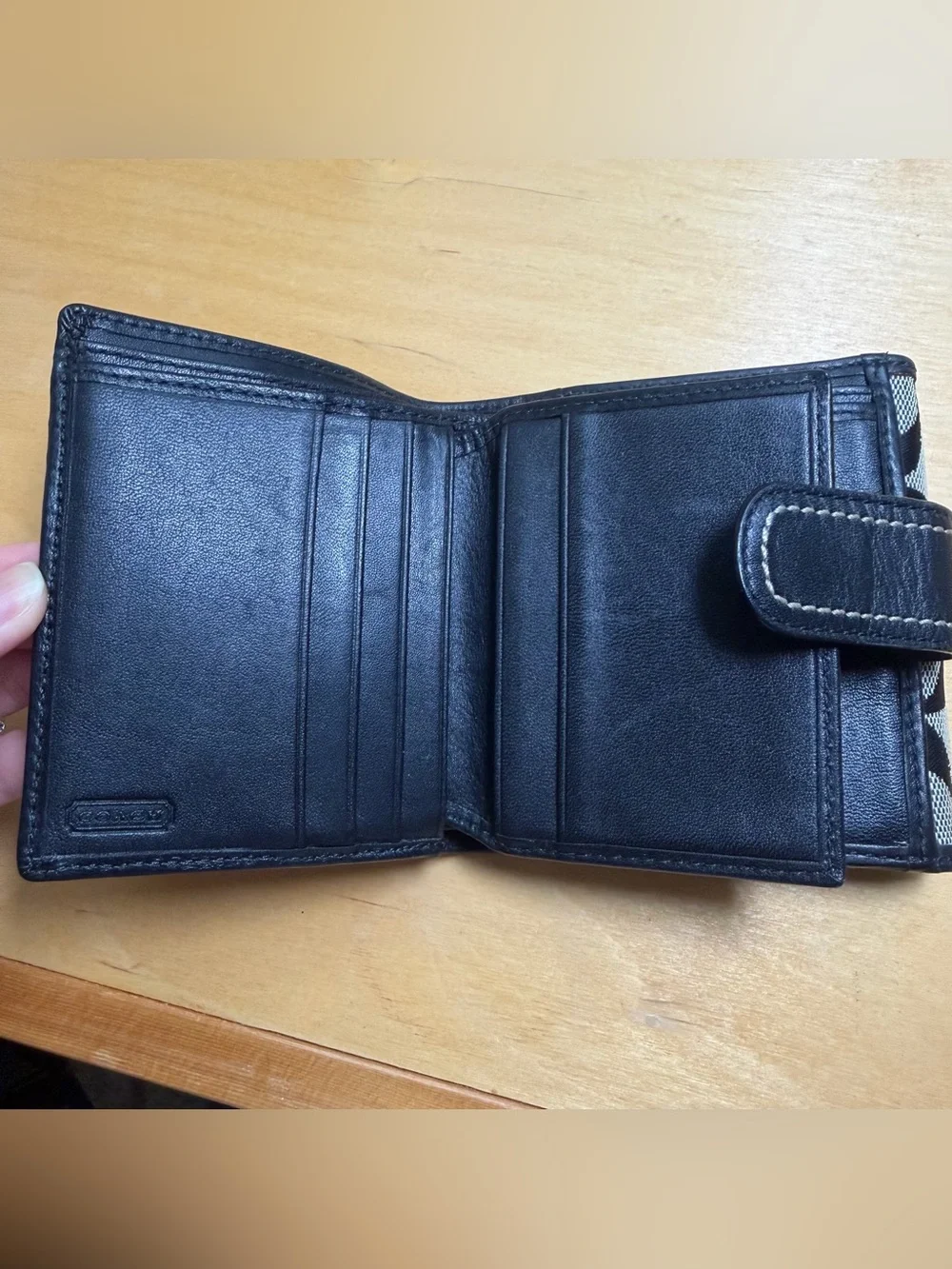 Coach compact bifold
